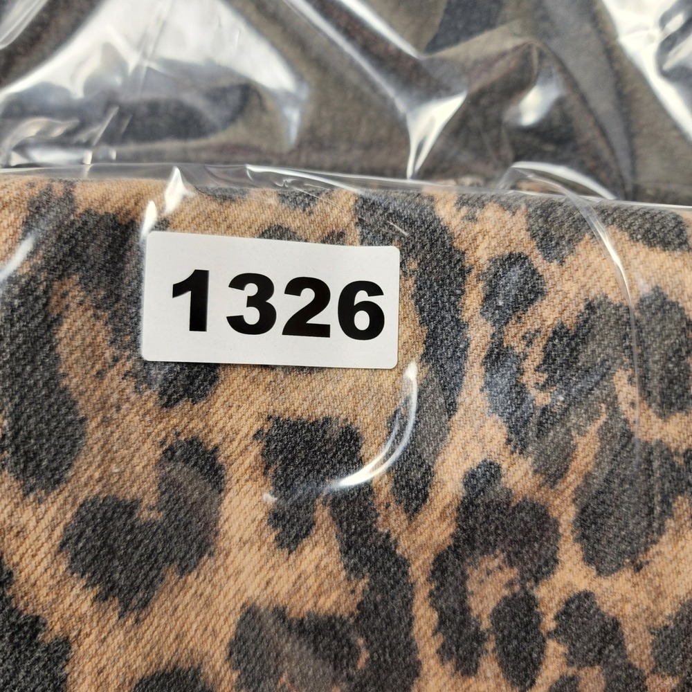 Good American Good Standard Kick Flare Jeans Lucky Leopard High Rise 10/30 - Picture 15 of 15